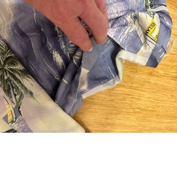 Tommy Bahama small silk cropped novelty pants pockets Lagen beach resort sail - Picture 6 of 7